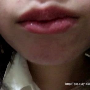 【唇/口フェチ】美人の自撮りキス