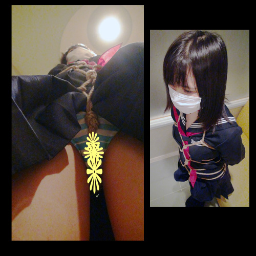 (唯)C緊縛セーラー服 着衣のままギチギチに拘束 あそこに食い込む縄 (唯)C緊縛セーラー服 着衣のままギチギチに拘束 あそこに食い込む縄