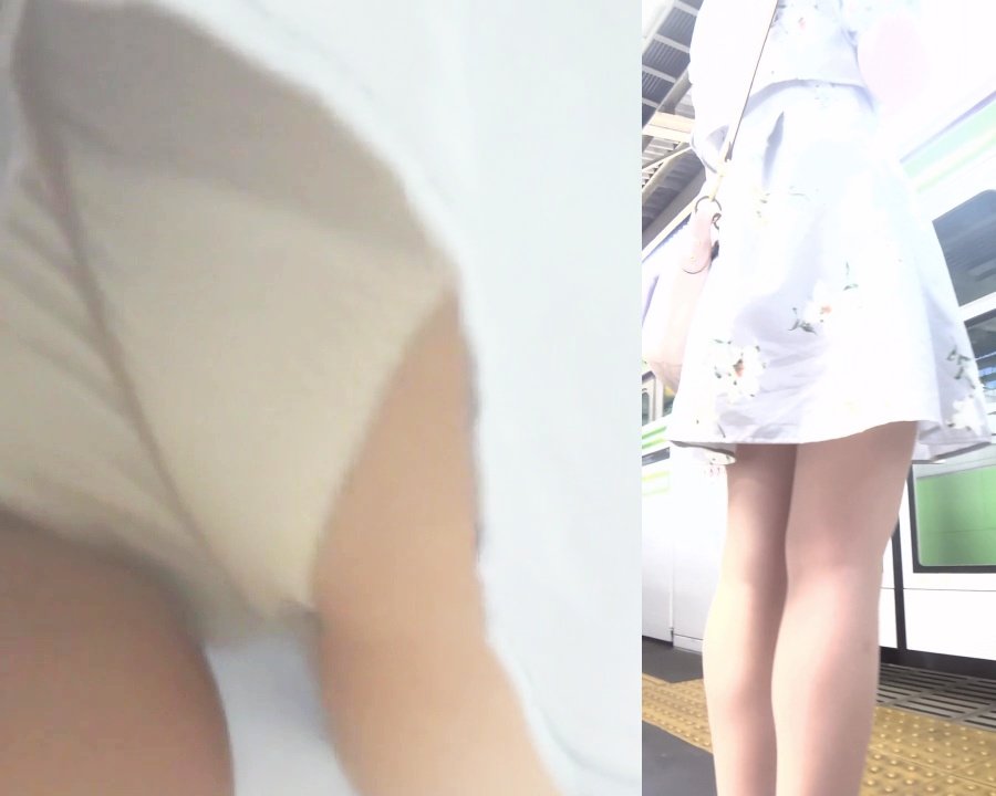 パンチラ盗撮 OLさん 白パンツを電車内で無理やり撮影 パンチラ盗撮 OLさん 白パンツを電車内で無理やり撮影